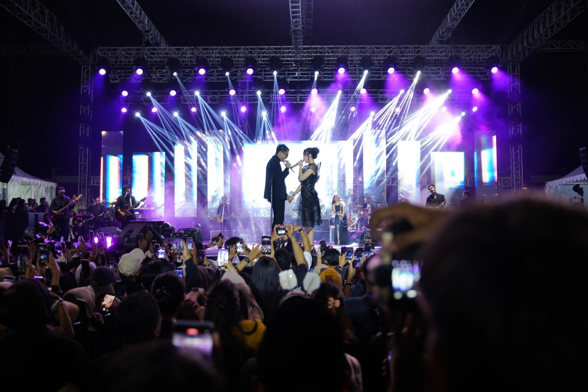 Konser NDX A.K.A Meriahkan Sabtu Malam di Kota Pendekar