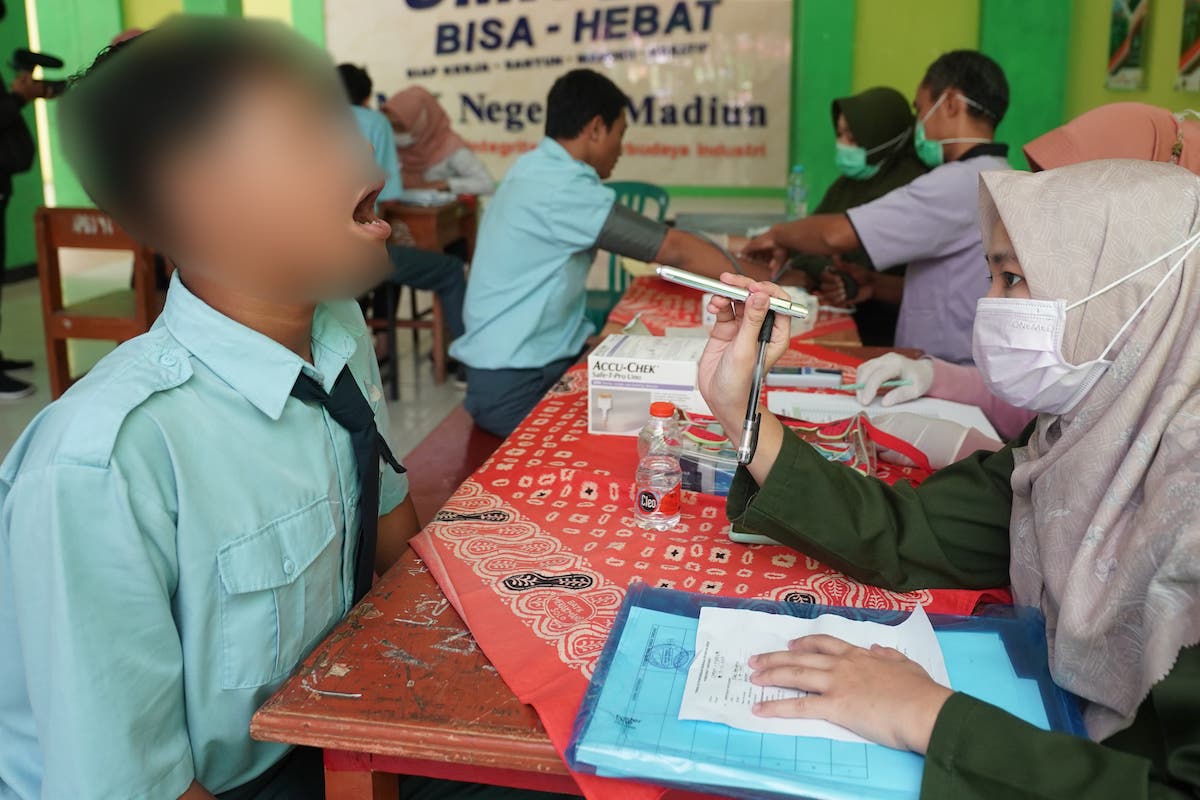 Foto 6 dari 9: Cek Paparan Asap Rokok Pada Siswa, Puskesmas Sukosari Gelar Skrining di Sekolah