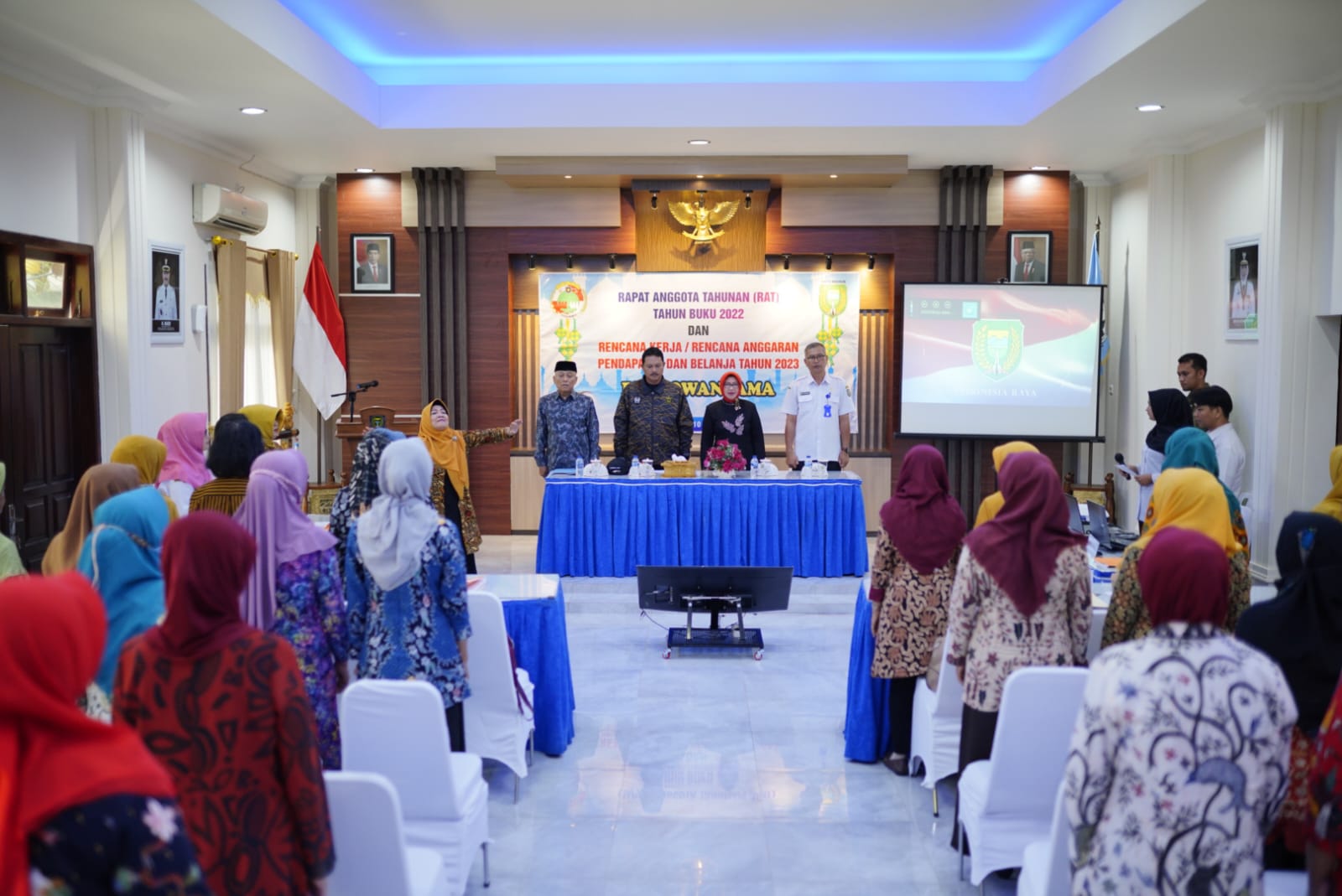 Foto 4 dari 6: Bahas RAT 2022 dan Renja 2023, Puskowantama Gelar Rapat di Rumdin Wali Kota