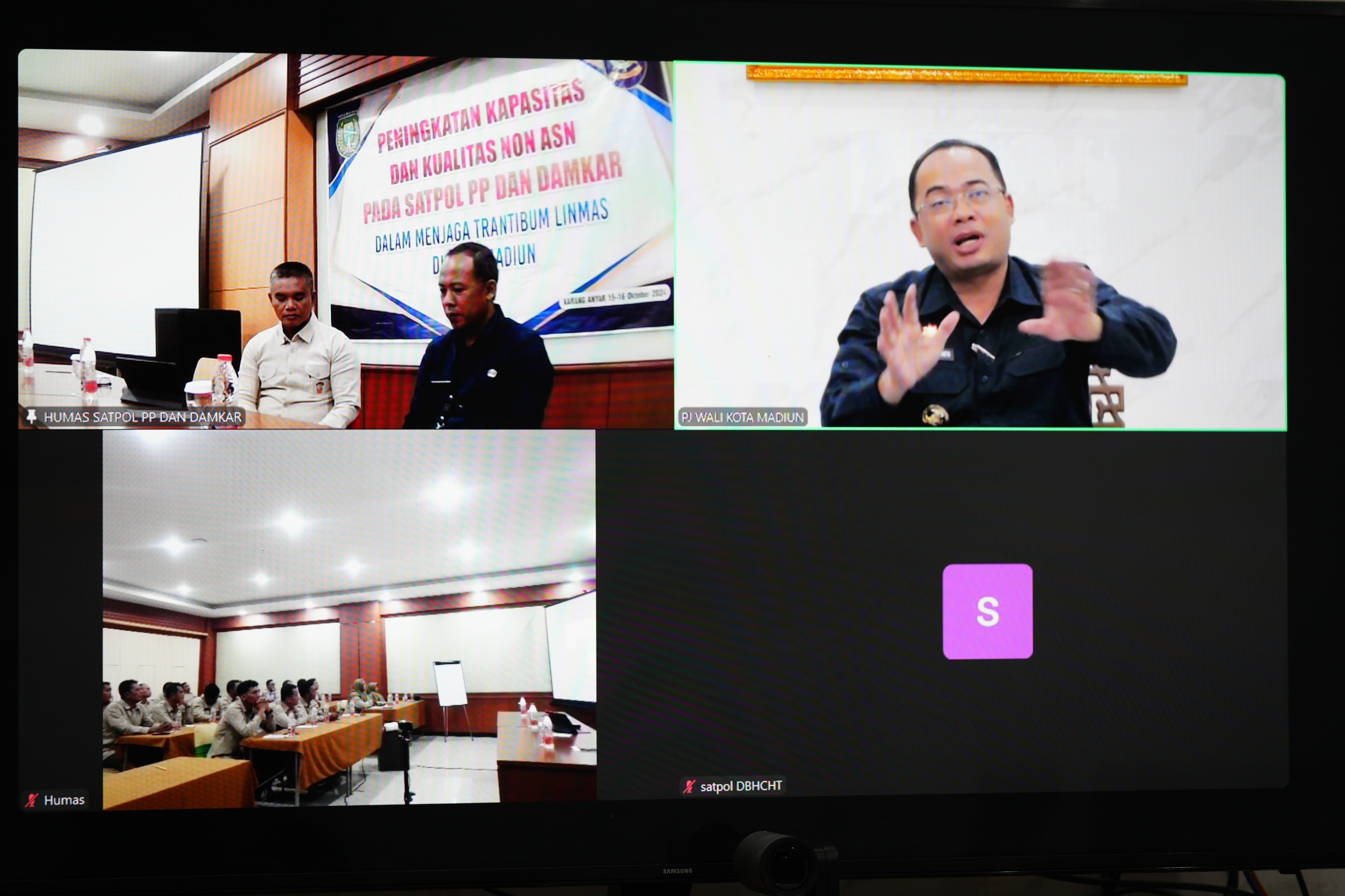 Foto 1 dari 3: Jadi Narasumber Peningkatan Kapasitas Satpol PP dan Damkar, Pj Wali Kota Beri Arahan Bagi Anggota