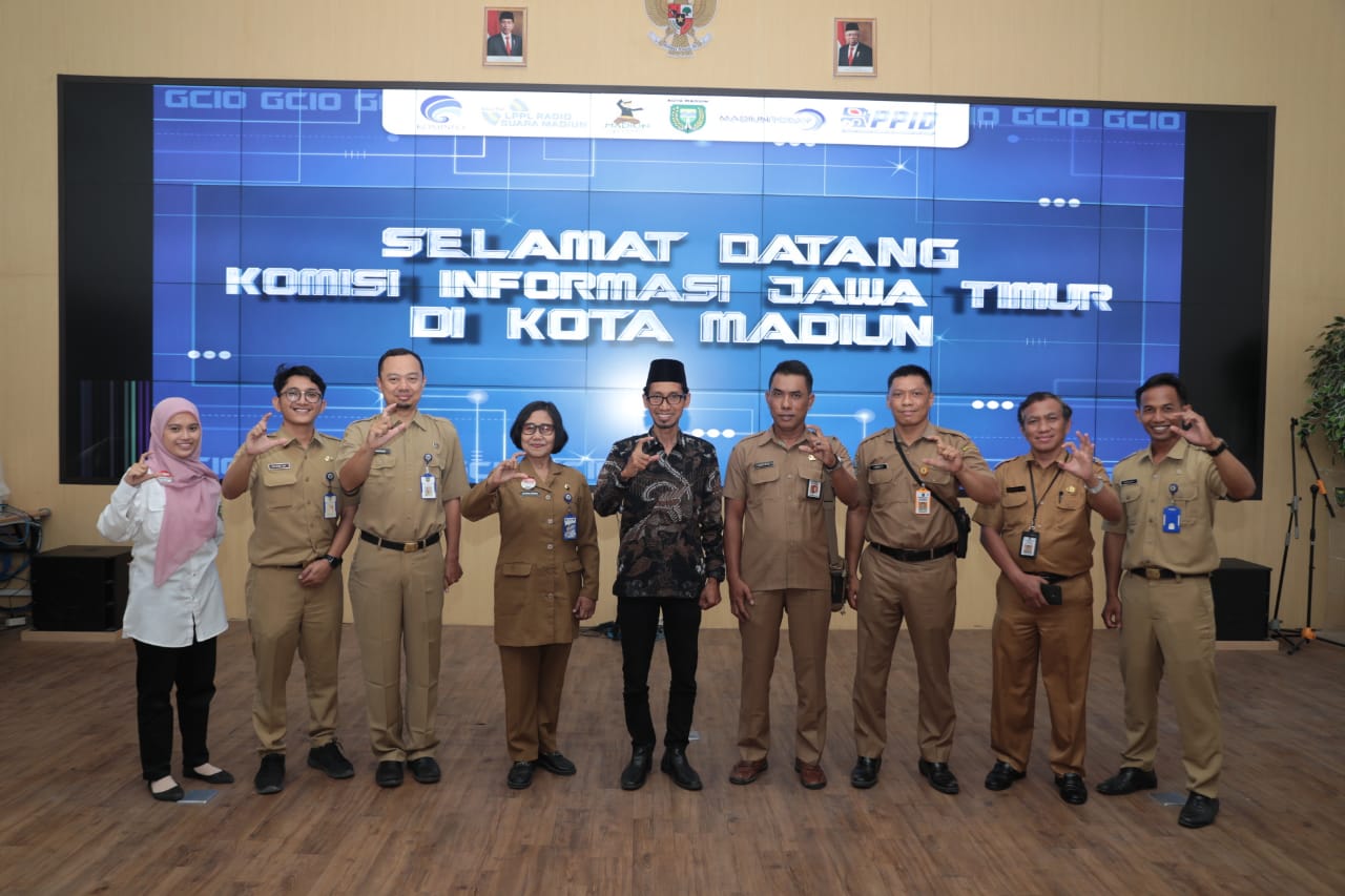 Foto 12 dari 12: KI Jatim Gelar Monev Keterbukaan Informasi Publik di Dinas Kominfo Kota Madiun
