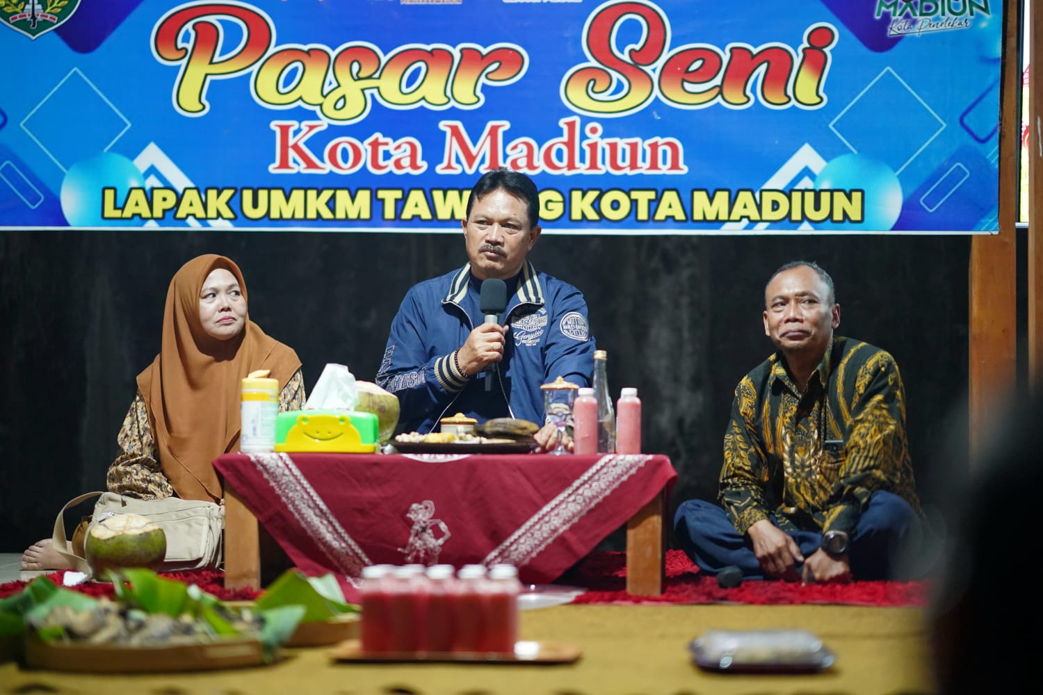 Tasyakuran Bersama Komunitas Bonsai dan Batu Akik di Lapak Tawangrejo, Wali Kota Ajak Komunitas Ramaikan Lapak