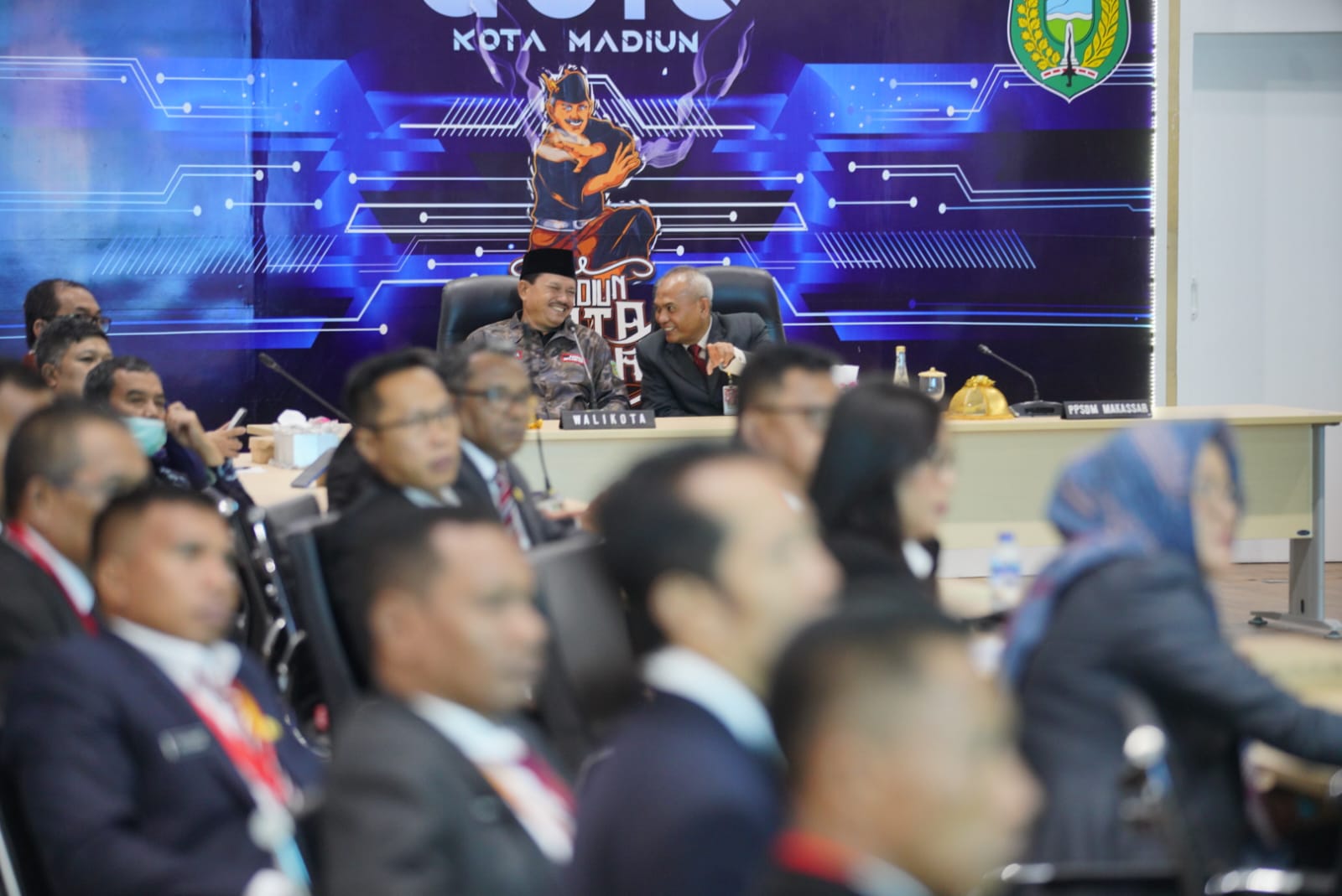 Foto 7 dari 10: Terima Studi Tiru Angkatan II PPSDM Kemendagri Regional Makassar, Wali Kota: Kita Welcome Siapa Saja yang Ingin Belajar