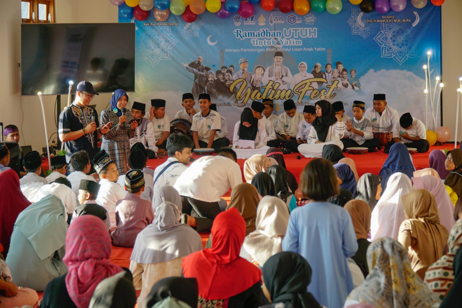 Foto 8 dari 13: Buka Event Yatim Fest, Wali Kota Harap Semua Anak Bahagia