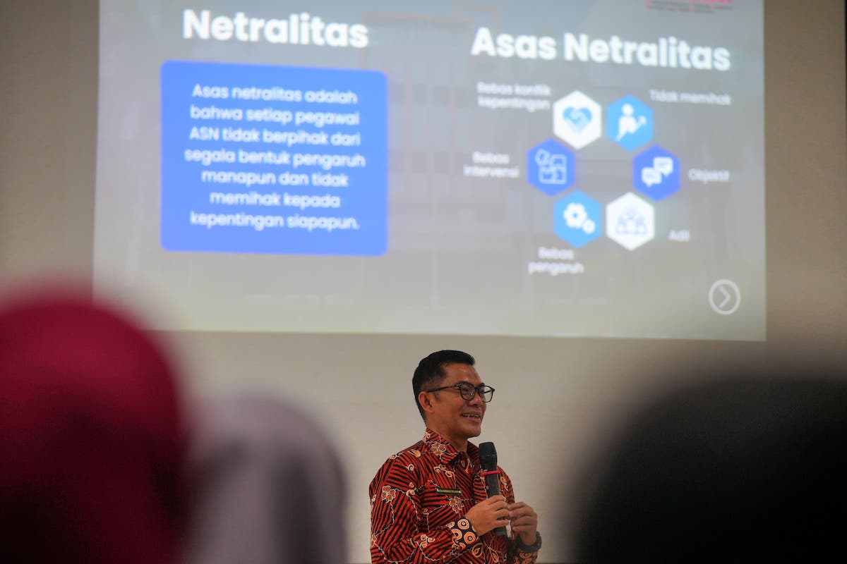 Foto 1 dari 1: Jelang Tahun Politik, BKN Ingatkan ASN Kota Madiun Jaga Netralitas