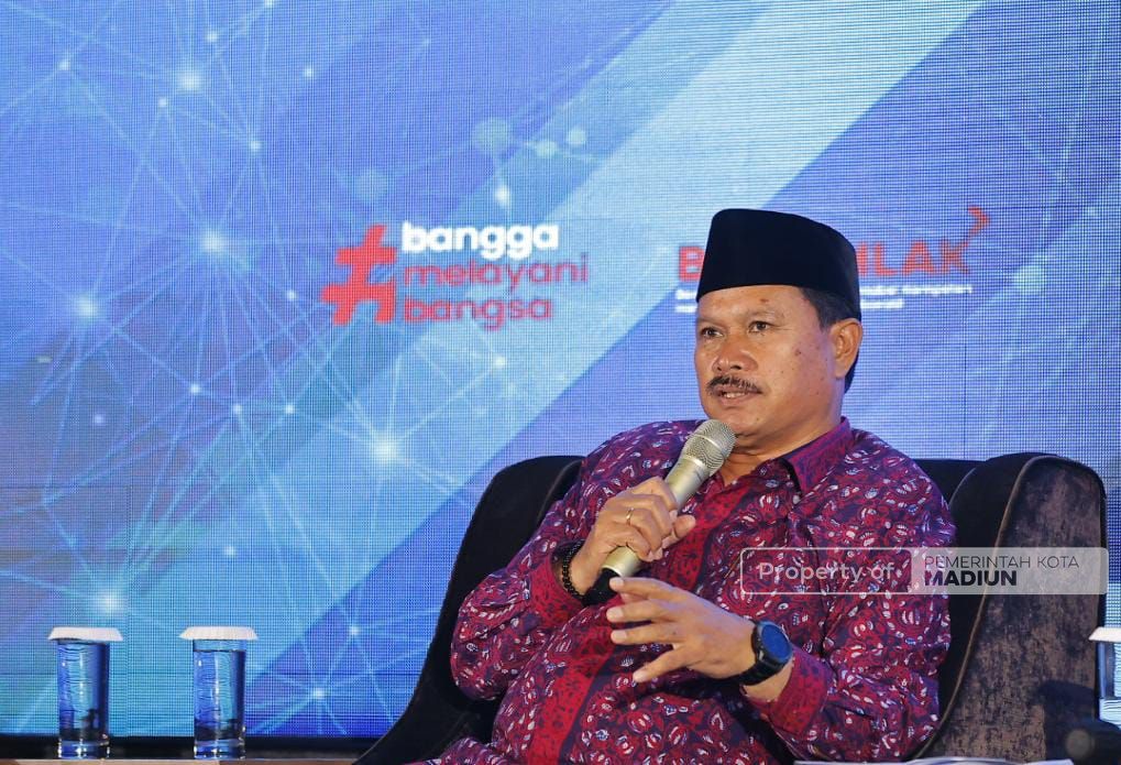 Foto 1 dari 5: Narasumber Dialog Nasional Bersama Kemendagri, Wali Kota Paparkan Strategi Penurunan Stunting di Kota Madiun