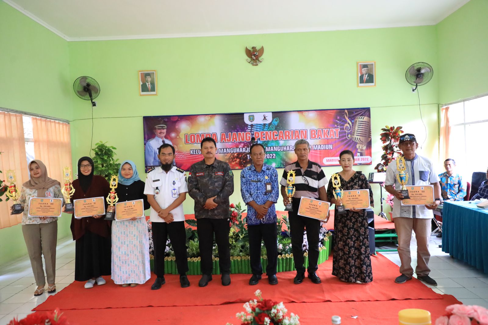 Foto 9 dari 9: Ajang Pencarian Bakat Kelurahan Manguharjo, Wali Kota: Suara, Penampilan, dan Attitude Harus Baik