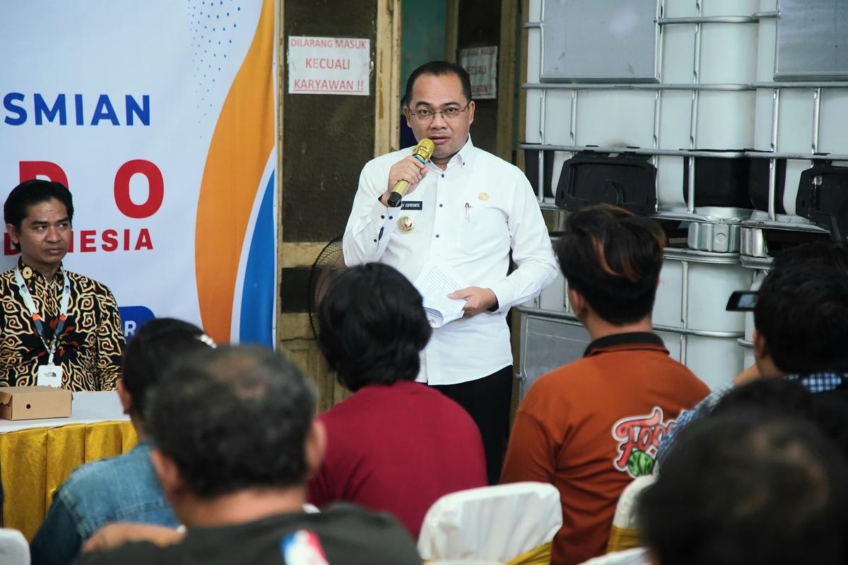 Foto 6 dari 8: Buka Depo Pomindo, Pj Wali Kota Harap Bisa Atasi Jika Ada Kelangkaan Minyak Hingga Inflasi