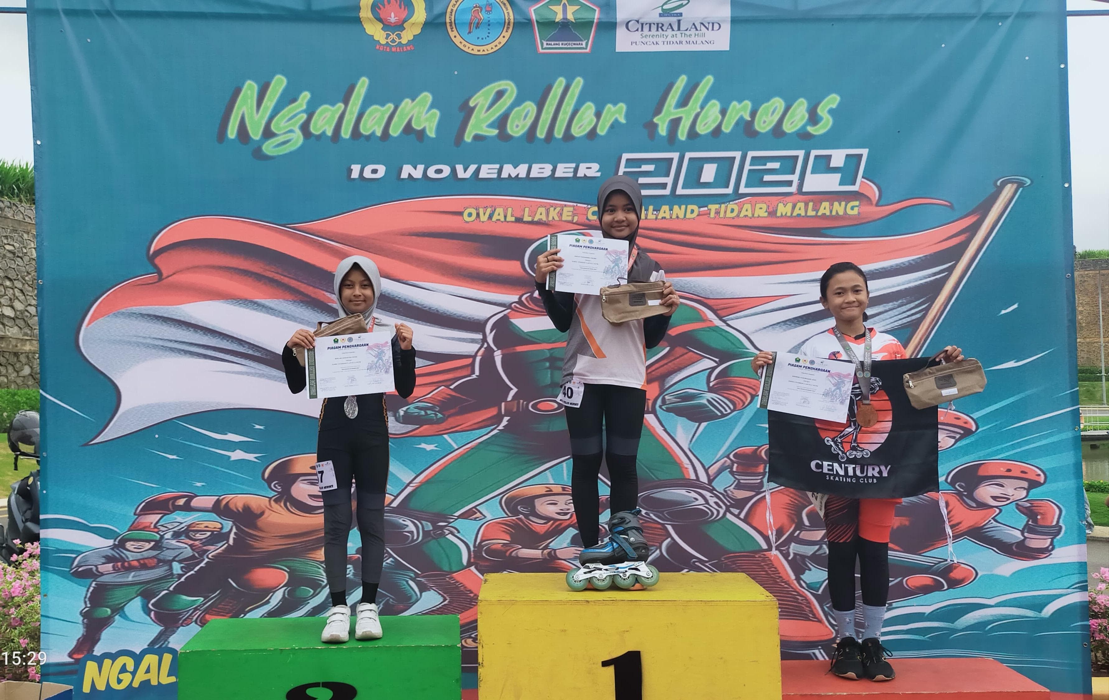 Foto 2 dari 16: 13 Atlet Perserosi Bawa Pulang Medali Emas di Ajang Ngalam Roller Heroes
