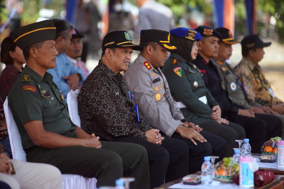 Foto 4 dari 9: Saksikan Simulasi Sispamkota, Sekda Harap Konduktivitas Kota Tetap Terjaga Selama Pemilu 2024