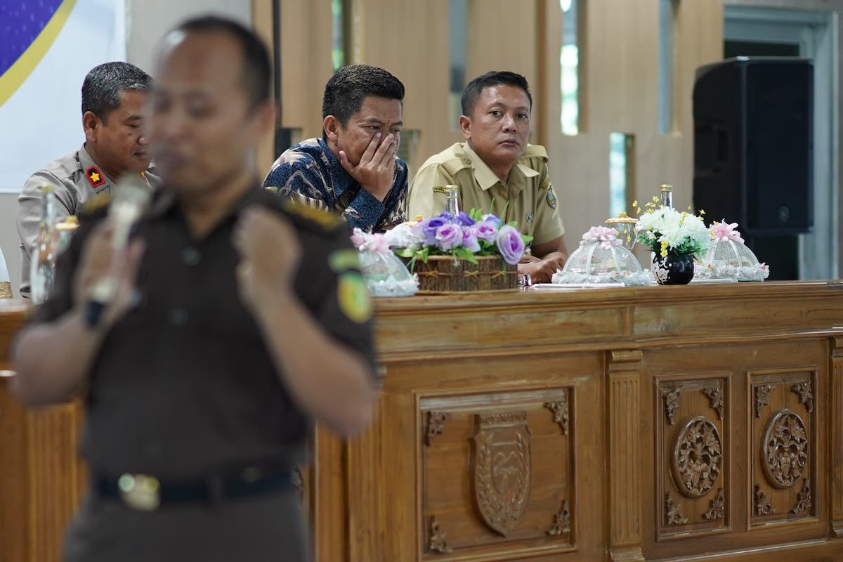 Foto 5 dari 7: Cegah Pungli di Sekolah, Tim Saber Pungli Beri Sosialisasi ke Kepsek SD hingga SMA sederajat se Kota Madiun