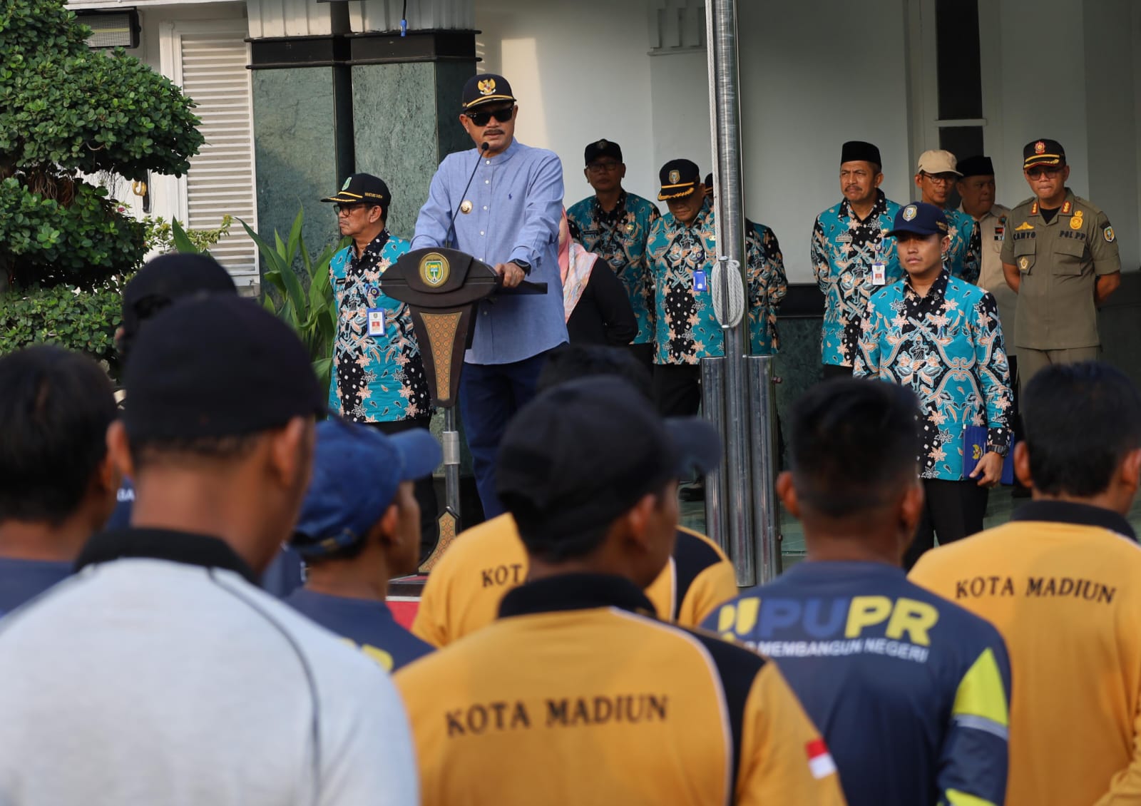 Pimpin Apel Gabungan Perangkat Daerah Persiapan Lebaran, Wali Kota Pesan OPD Harus Beri Pelayanan Optimal