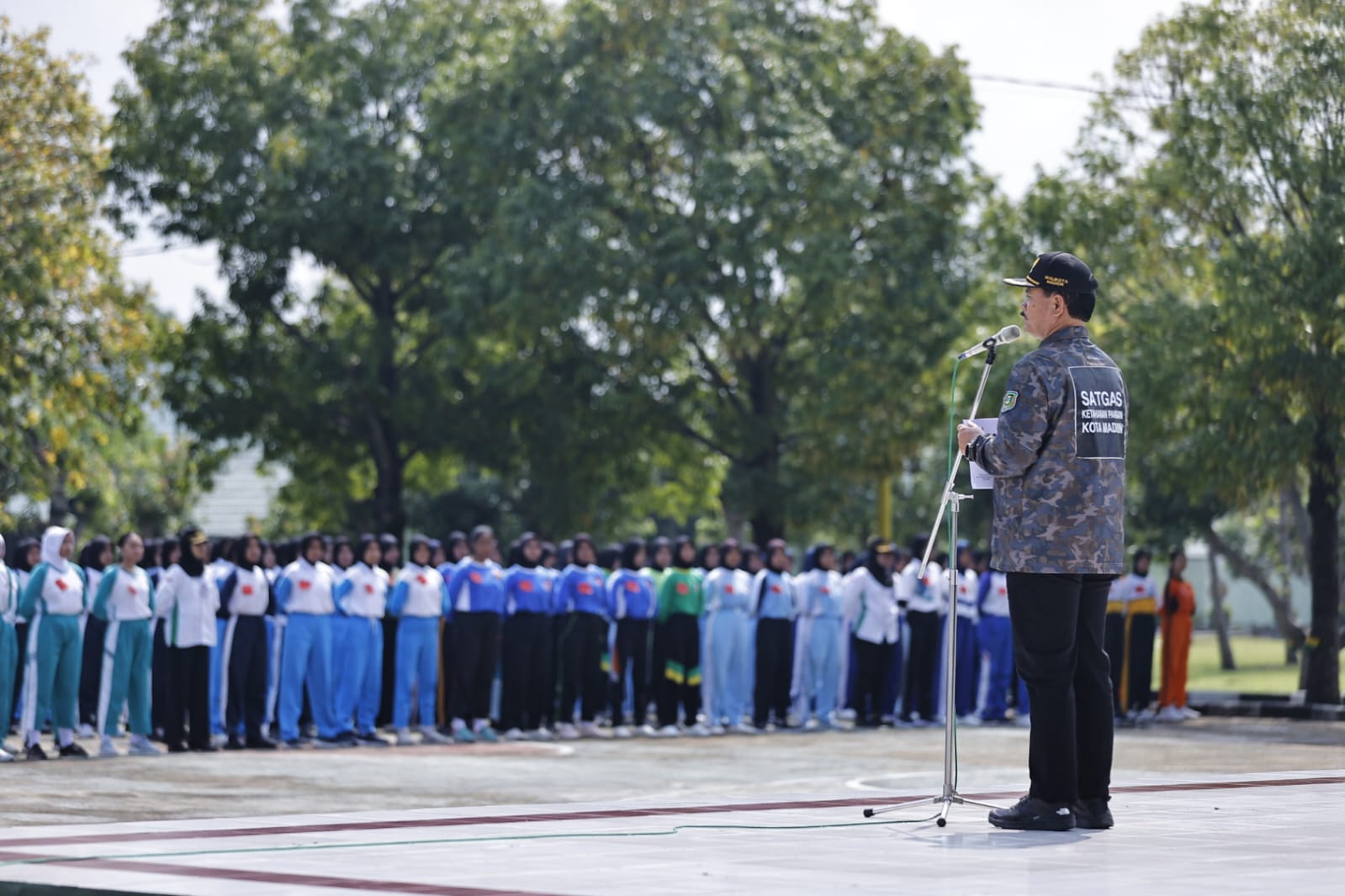 Foto 5 dari 7: Tingkatkan Kualitas Paskibra, Pemkot Gelar Seleksi di Yonif Para Raider 501 Bajra Yudha
