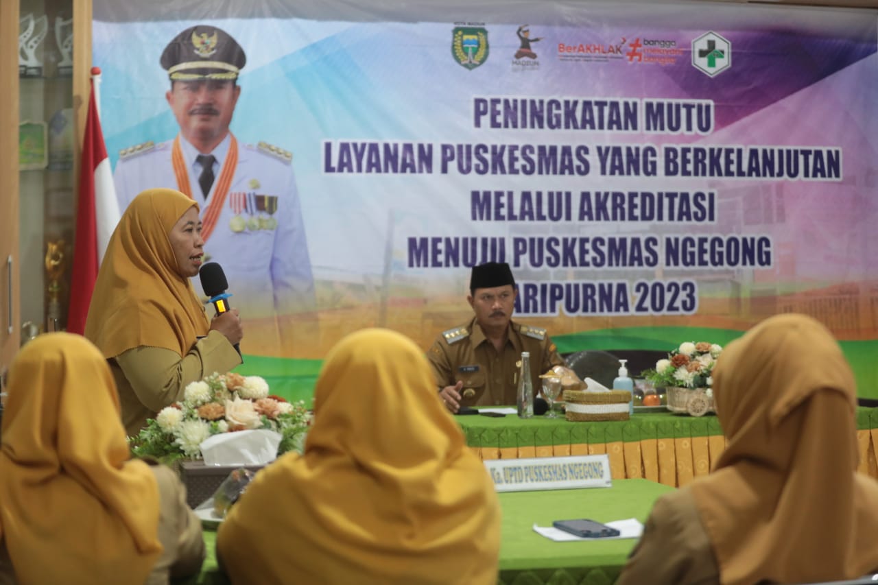 Foto 4 dari 9: Menuju Akreditasi Paripurna, Wali Kota Beri Arahan Puskesmas Ngegong