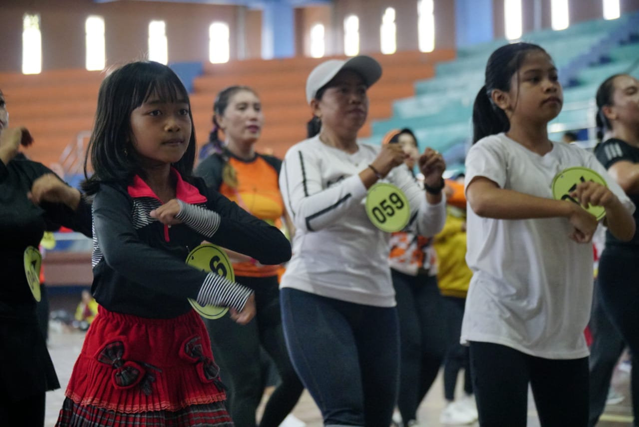 Foto 7 dari 10: Meriah! Madiun Aerobic Competition Jadi Ajang Sehat Sekaligus Gali Potensi