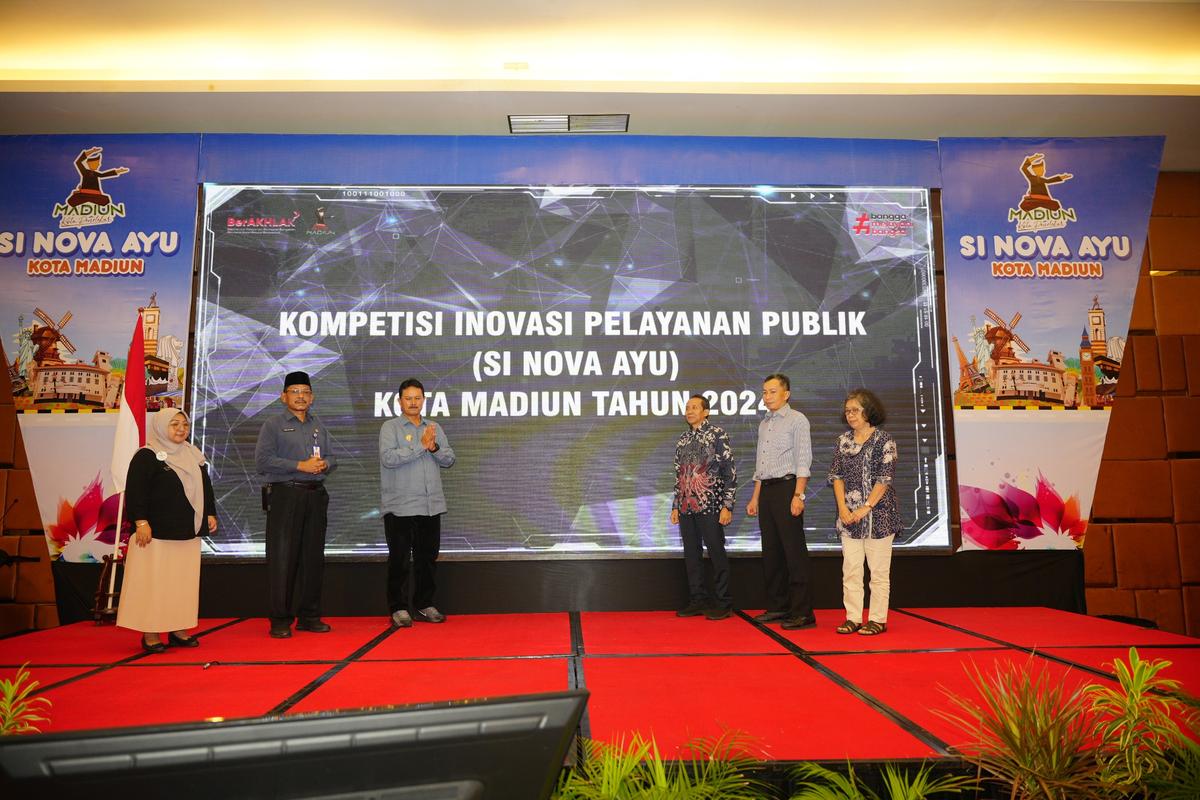 Foto 2 dari 8: Dorong Inovasi Pelayanan Publik, Wali Kota Maidi Launching Si Nova Ayu
