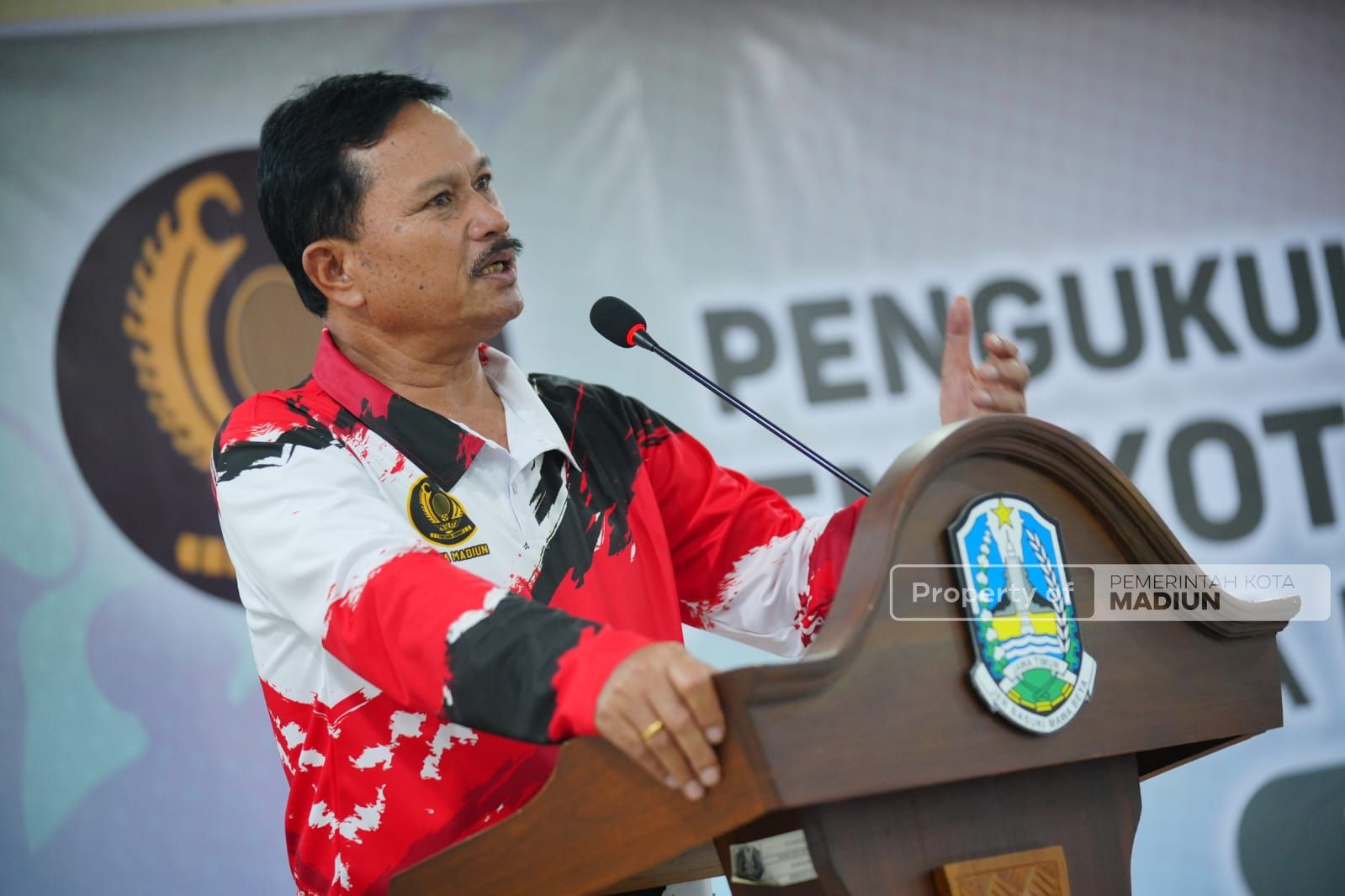 Hadiri Pelantikan Pelti, Wali Kota Pesan Tingkatkan Prestasi Atlet