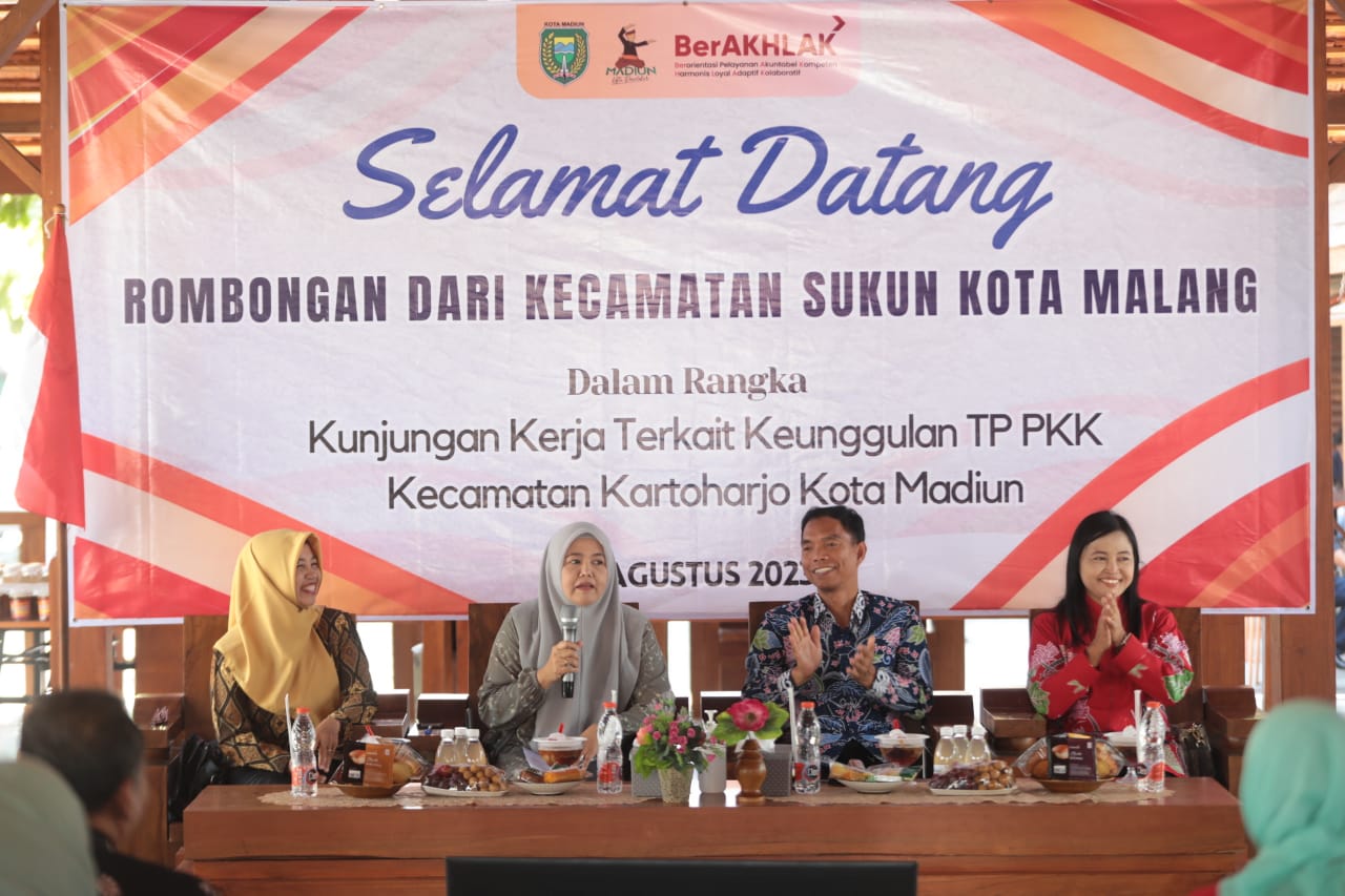 Foto utama berita: Banyak Dulang Prestasi, TP PKK Sukun Kota Malang Studi Banding ke TP PKK Kecamatan Kartoharjo Kota Pendekar