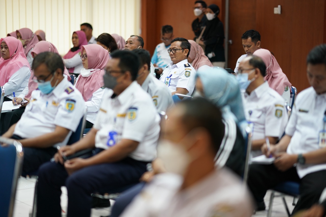 Foto 1 dari 10: Gelar Monev Pembangunan Daerah, Wali Kota Bahas Progres Sejumlah Proyek Strategis