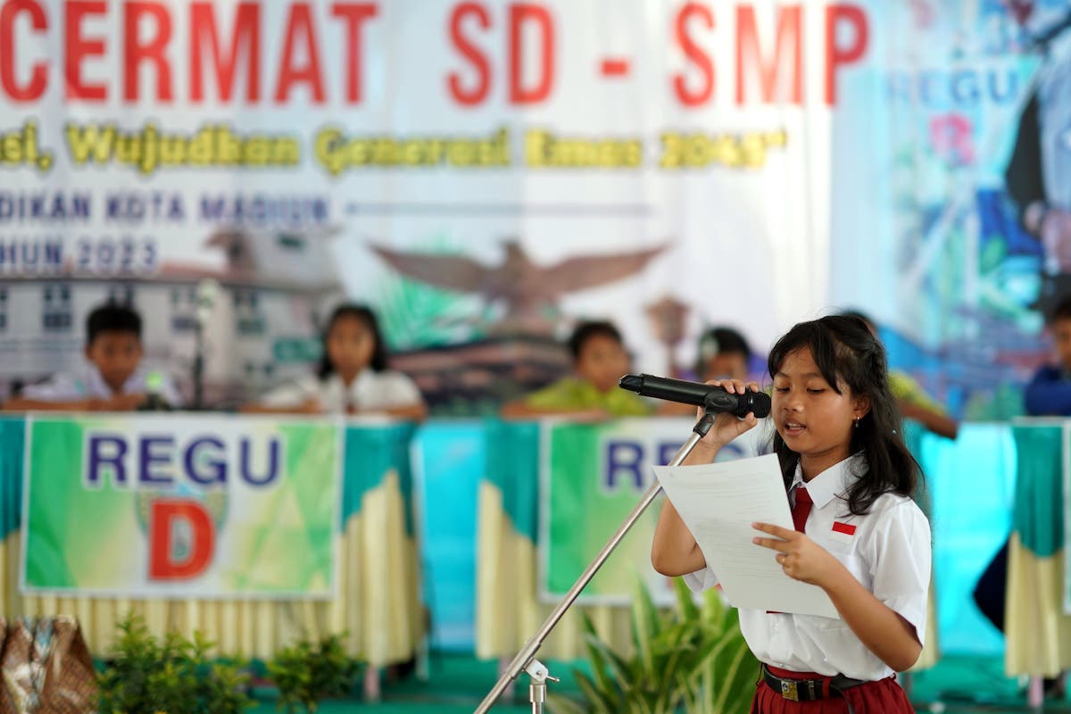Foto 3 dari 9: SDN 05 Madiun Lor Raih Juara Pertama di LCC Tingkat SD se Kota Madiun