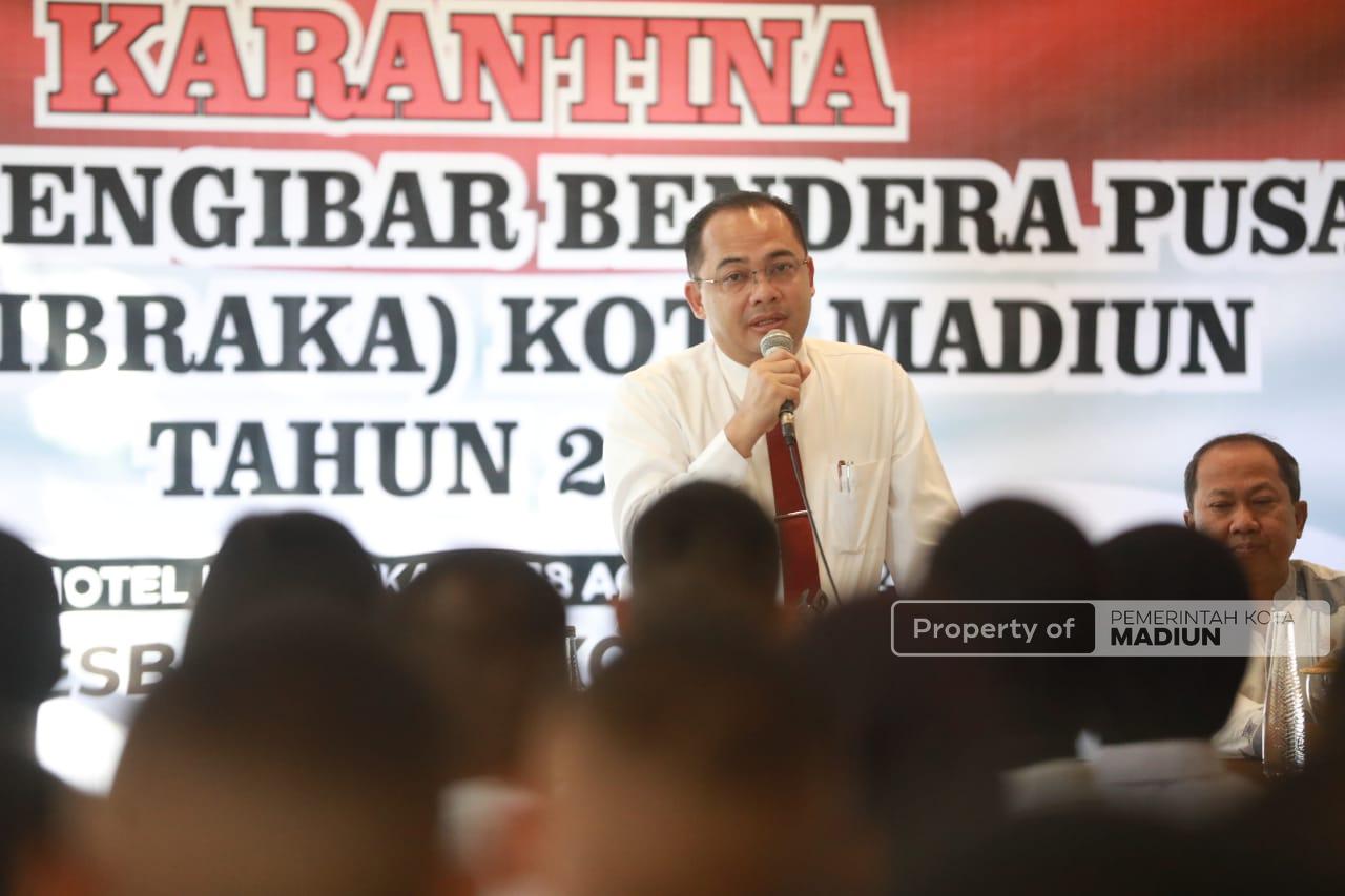 Jelang Upacara HUT Kemerdekaan, Pj Wali Kota Beri Pembekalan Bagi Paskibraka