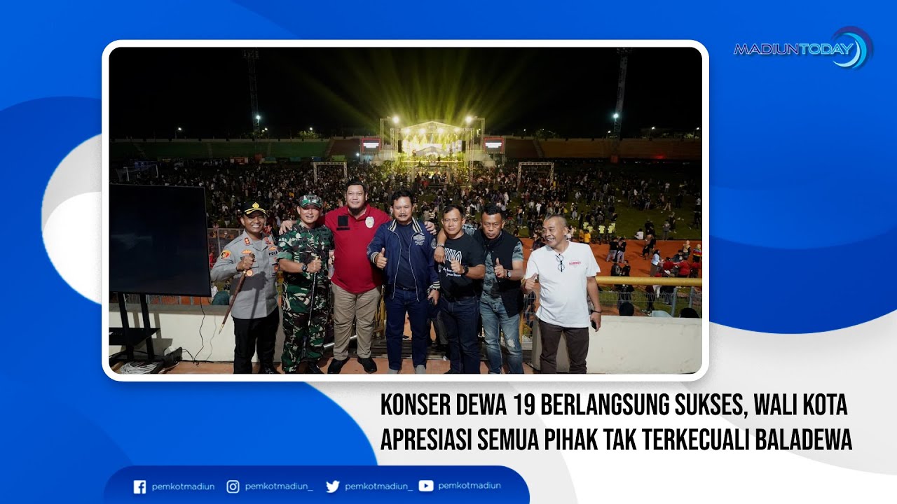 Foto utama berita: Konser Dewa 19 Berlangsung Sukses, Wali Kota Apresiasi Semua Pihak Tak Terkecuali Baladewa