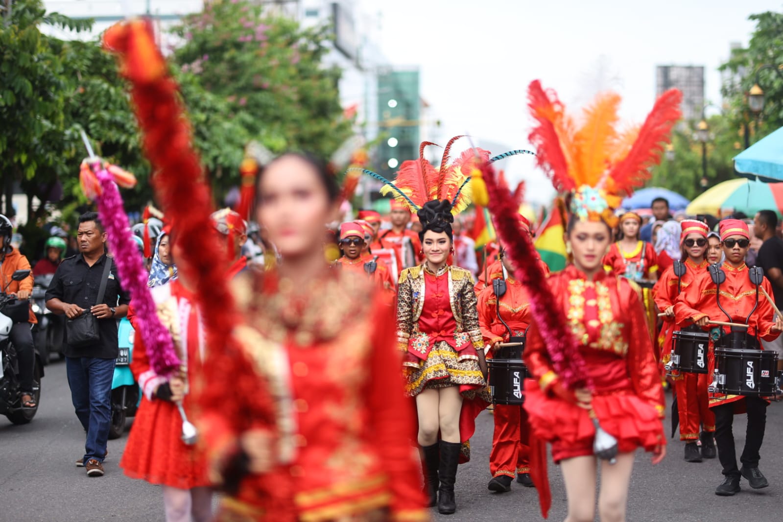 Foto 2 dari 9: Pawai Barongsai Meriahkan Imlek, Wali Kota: Keberagaman Bagian dari Daya Tarik Kota Madiun