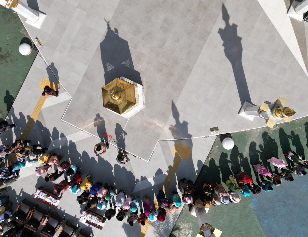 Foto 9 dari 9: Gelar Halal Bihalal Di Depan Replika Ka’bah, Wali Kota : PRC Terbuka Untuk Kegiatan Masyarakat