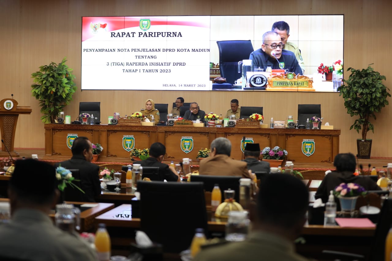 Foto utama berita: Pemkot Madiun Mulai Bahas Tiga Raperda Inisiatif DPRD Melalui Sidang Paripurna