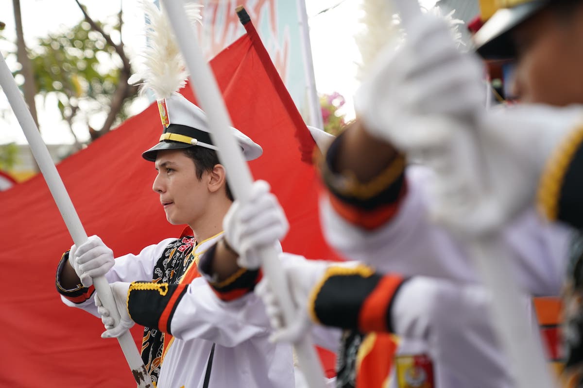 Foto 7 dari 9: Parade Senja 2023 Berakhir, SMPN 12 Terbaik Kategori Drumband-SMKN 2 Terbaik Kategori PBB Kreasi