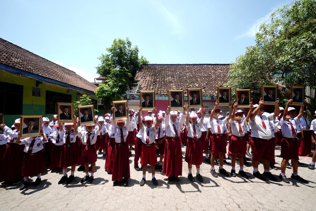 Foto 14 dari 18: Sambut Presiden Baru