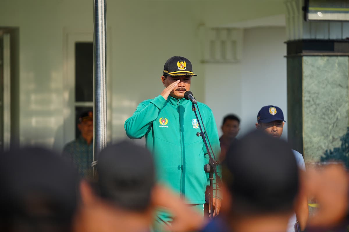 Foto 2 dari 8: Wali Kota Maidi Pimpin Apel Jelang Kunjungan Delegasi Kenya dan Bangladesh