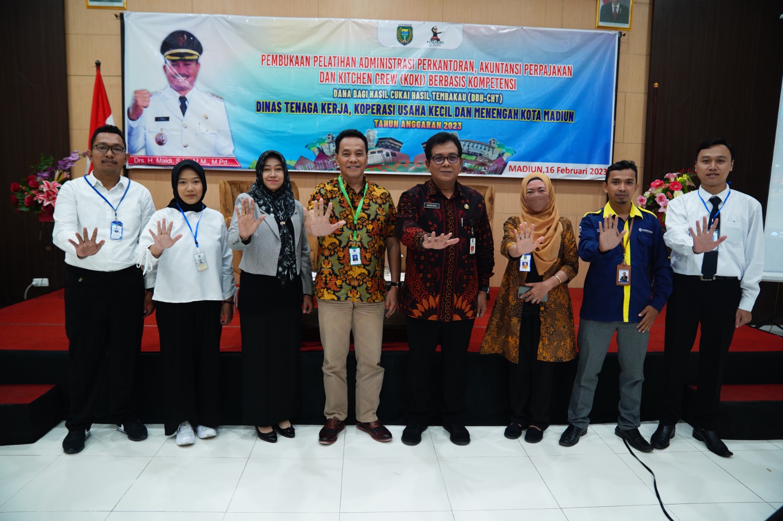 Foto 8 dari 9: Pelatihan Kerja 2023 Dimulai, Wali Kota Pesan Peserta Serius Ikuti Pelatihan