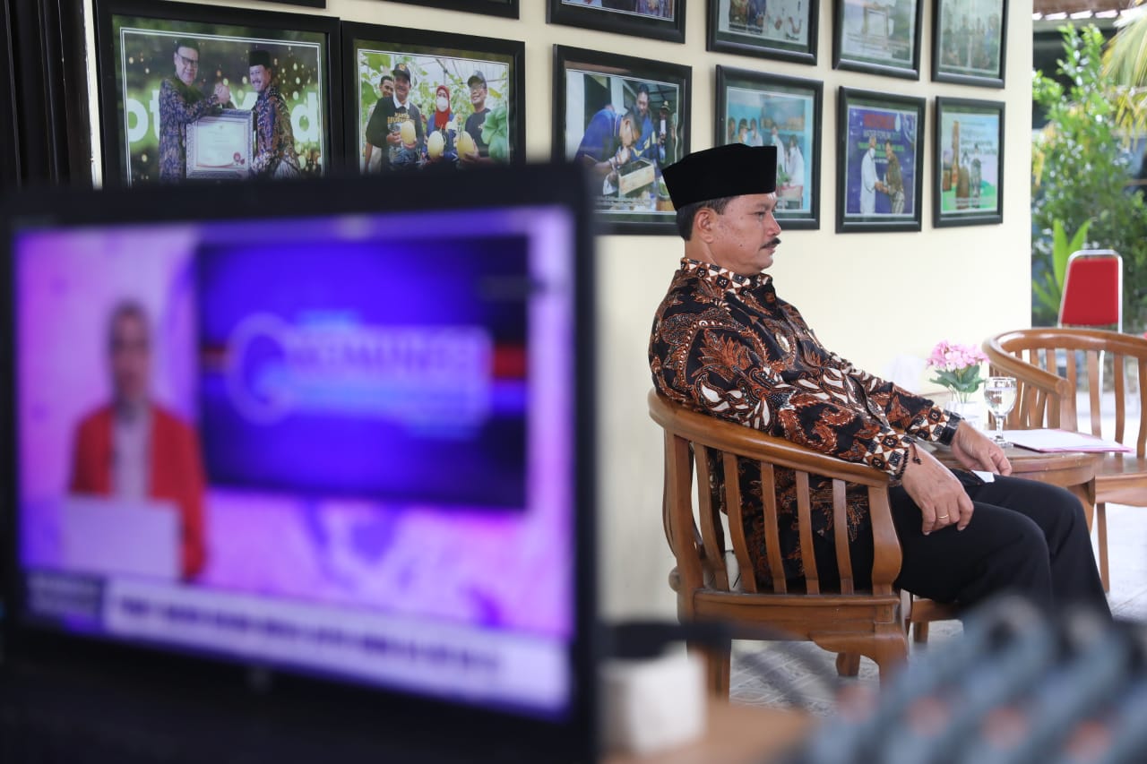 Foto 3 dari 5: Jadi Narsum GPR TV, Wali Kota Sampaikan Terobosan Dapur Umum Gas Metan