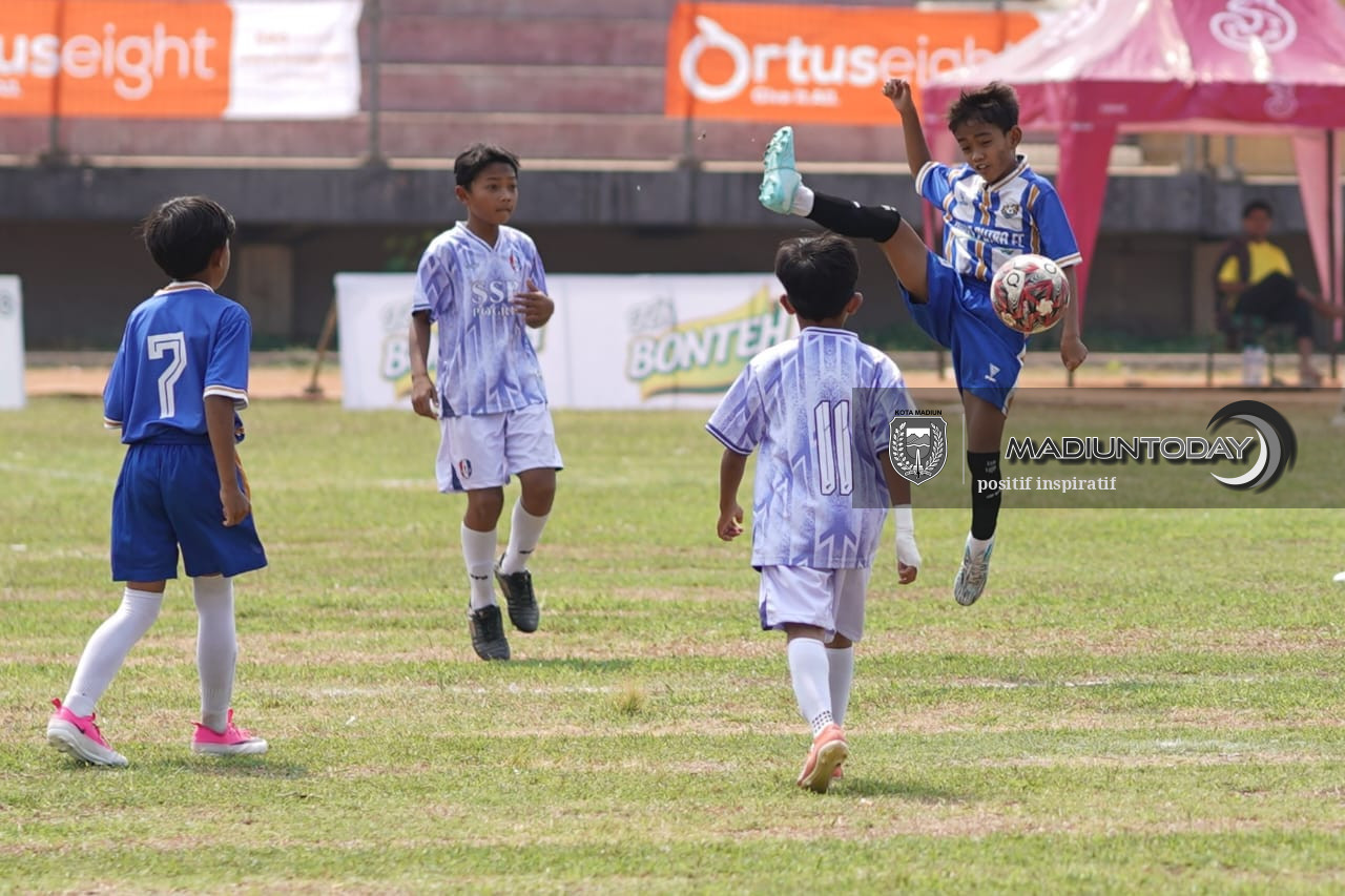 Dari KU 10 hingga KU 12, Talenta Sepak Bola Cilik Asah Mental di Dandim Cup I Kota Madiun